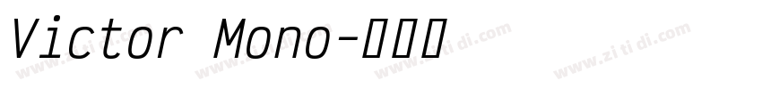 Victor Mono字体转换 Victor Mono字体转换